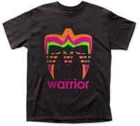 LUYTGCDRZZ The Ultimate Warrior T-Shirt Graphic Tees 100% Cotton Unisex Black Hemden(X-Large)