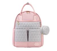 LUYUANY denim crossbody bag Large-capacity Fashionable Mommy Bag, Lightweight Maternal And Infant Portable Embroidered Backpack