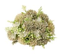LUYYBDBG artificial flowers Autumn Table Tennis Chrysanthemum Simulation Bouquet Lafite Happy Ball Fake Flower Macaron Color Decoration-green