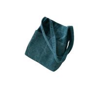 LUYYBDBG backpack for school Simple Corduroy Shoulder Bag Japanese Literary Canvas Crossbody Fashion Velvet Shopping Bag-blue