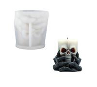 LUYYBDBG Candle Molds Death's Grip Aromatherapy Mold DIY Creative Dark Wind Skull Ghost Claw Mold-a