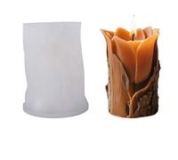 LUYYBDBG Candle Molds Flower Pile Aromatherapy Mold DIY Three-Dimensional Bark Lily of The Valley Tulip Aromatherapy-a