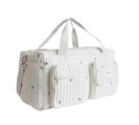 LUYYBDBG Diaper Bag Quilted Baby Large Capacity Weekender Travel For Hospital And Travel-tulip
