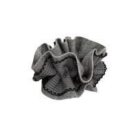 LUYYBDBG Hair ties 2pcs Spliced fabric Striped Large Intestine Band For Women, High-end Headband, Tie, Rubber Band, Waistband Tie-gray-2