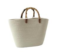 LUYYBDBG handbag Straw Beach Handbags For Women Designer Luxury Crochet Bags Bohemia Style Raffia Rattan Large Capacity Shopper Totes-beige