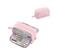 LUYYBDBG Pencil Case Large Capacity Pouch Portable 3 Layers Pen Bag Gift for Office School Back to Stationery Storage Bags-b 4