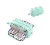 LUYYBDBG Pencil Case Large Capacity Pouch Portable 3 Layers Pen Bag Gift for Office School Back to Stationery Storage Bags-b 1