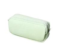 LUYYBDBG Pencil Case Large Capacity Pouch Portable 3 Layers Pen Bag Gift for Office School Back to Stationery Storage Bags-Heat