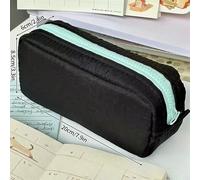 LUYYBDBG Pencil Case Large Capacity Pouch Portable 3 Layers Pen Bag Gift for Office School Back to Stationery Storage Bags-Bad