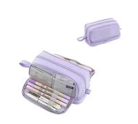 LUYYBDBG Pencil Case Large Capacity Pouch Portable 3 Layers Pen Bag Gift for Office School Back to Stationery Storage Bags-Squirt