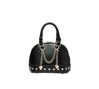 LUYYBDBG shoulder bag High-end Niche Design Champagne Gold Rivet Portable Shell Fashionable One-shoulder Cross-body Pillow Bag-black
