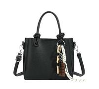 LUYYBDBG shoulder bag High-end Textured Handbag, Summer Women's Bag, Retro Pebbled Simple Commuter Crossbody Bag-black