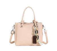 LUYYBDBG shoulder bag High-end Textured Handbag, Summer Women's Bag, Retro Pebbled Simple Commuter Crossbody Bag-pink