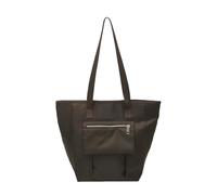 LUYYBDBG shoulder bag Simple Nylon Women's Solid Color Korean Version Commuting College Student Crossbody Hand Bag-coffee