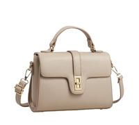 LUYYBDBG shoulder bag Women's With Lychee Pattern Summer Texture Simple High-end Stitching Diagonal Mother Bag-khaki