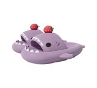 LUYYBDBG Slippers Cute Shark For Women & Men Summer Platform Night Glow-in-the-dark Indoor Beach Slides Home Street Wear Diy Accessory-9-eu36-37