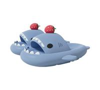 LUYYBDBG Slippers Cute Shark For Women & Men Summer Platform Night Glow-in-the-dark Indoor Beach Slides Home Street Wear Diy Accessory-21-eu44-45
