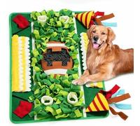 LUYYBDBG Snuffle Mat Pet Sniffing Pad Rugby Toy Dog hiding Food Ball Educational Interactive Toy-2