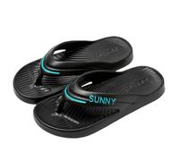 LUYYBDBG Summer Slippers Men's And Women's Anti-slip Flip-flops Eva For Couples Thick-soled Sandals That Feel Like Stepping On Shit Outdoor Use-black-44-45