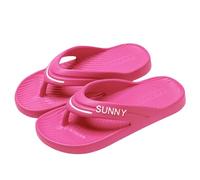 LUYYBDBG Summer Slippers Men's And Women's Anti-slip Flip-flops Eva For Couples Thick-soled Sandals That Feel Like Stepping On Shit Outdoor Use-rose Red-36-37