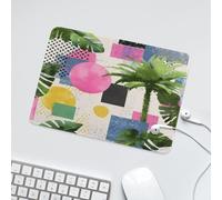 LUYYSKY Beautiful Abstract Palm Trees Non-Slip Rubber Mouse Pad Classic Watercolor Natural Tropical Rainforest Botanical Plants Palm Mouse Pads for Computers Laptop Mouse-24 x 20 CM