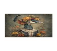 LUYYSKY Beautiful Vintage Peacock Quick-Drying Beach Towel, Colorful Elegant Tropical Spring Flowers Animal Peacocks Travel Vacation Single Sided Pile Bathroom Towels
