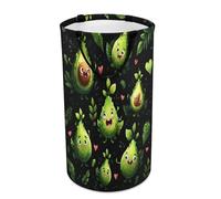 LUYYSKY Cartoon Cute Avocado Versatile Storage Laundry Basket, Realistic Funny Tropical Fruits Theme Avocado Large Capacity Bathroom Hamper With Handle