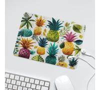 LUYYSKY Colorful Classic Fruit Pineapple Non-Slip Rubber Mouse Pad Modern Anime Tropical Fruit Pineapple Botanical Plant Green Leaves Mouse Pads for Computers Laptop Mouse-24 x 20 CM