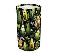 LUYYSKY Cute Cartoon Avocado Versatile Storage Laundry Basket, Funny Realistic Tropical Fruits Theme Avocado Large Capacity Bathroom Hamper With Handle