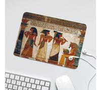 LUYYSKY Rustic Ancient Egyptian Non-Slip Rubber Mouse Pad Mystical Beautiful Egypt Pharaoh&Queen Hieroglyphics Mouse Pads for Computers Laptop Mouse-24 x 20 CM