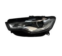LUYYT Car Front Lamp Head Light Headlight Assemblies compatible with for Audi A6 C7 2012-2015 Xenon headlight without AFS,left no module