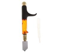 Luzhengyang 2xHandle Professional Oil Filled Bottle Glass Tile Mirror Cutter Metal Head