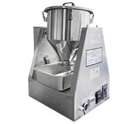 Luzphened Dry Powder Mixer Powder Blender Particle Mixer Granule Particle Blender, 360°Rotation Stainless Steel Powder Mixing Machine 10L