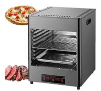 Luzphened Electric Steak Oven, Electric Steak Broiler Indoor Countertop Oven Smokeless Steak Cooker with Rack Tray for BBQ Toast Beef Chicken Vegetables, 212-1472°F Temperature C