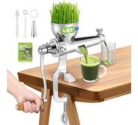 Luzrise Manual Wheatgrass Juicer & Fruit Press, 304 Stainless Steel