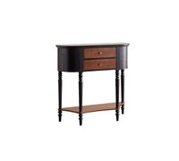 LUZZILE Mesa Recibidor De Entrada Solid Wood Console Table Against The Wall Corridor Aisle Cabinet Retro Decorative Mesa Para La Entrada De La Casa