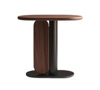 LUZZILE Tiny Side Table Decorative Small Coffee Table Solid Wood Side Table Living Room Sofa Side Table Bedroom Bedside Storage Table Personality Creative C End Table For Couch
