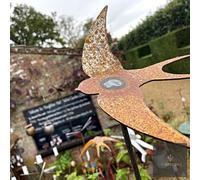 LV Bespoke Short Swallow Metal Garden Stake