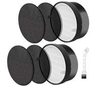 LV H132 Filter Compatible for LEVOIT LV-H132 Air Puri-fiers, 2 HEPA Air Filters and 2 Activated Carbon Pre-Filters,Part # LV-H132-RF