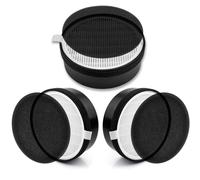 LV-H132 Replacement Filter for LEVOIT Air Purifier Replacement Filter LV-H132-RF, 3-in-1 H13 True HEPA Filter Replacement, 3 Pack