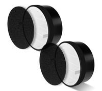 LV-H132 Replacement Filter for LV-H132 Air Puifier, 3-in-1 Nylon Pre-Filter, H13 True HEPA Filter, High-Efficiey Activated Carbon Filter, Part # LV-H132-RF, 2 Pack