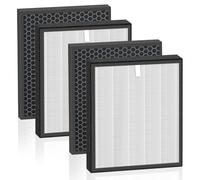 LV-PUR131 Replacement Filter 2 HEPA Filters & 2 Activated Carbon Pre Filters by APPLIANCEMATES - Compatible with Levoit LV-PUR131, LV-PUR131S,LV-PUR131-RF