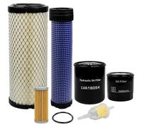 LVA21036 Maintenance Filter Kit fits for JD 2025R 1025R Compact Utility Tractor with Yanmar 3TNV80F Engine Replaces MIU804763 M806418 M131802 M131803 LVA16054 AM116304