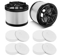 LVAC-200 Cordless Stick Vacuum Replacement Filters, Compatible with Levoit LVAC-200 LSV-V201-WUS Cordless Stick Vacuum Cleaner, 2 Post-Motor Filters and 4 Pre-Motor Filters