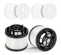 LVAC-200 Replacement Filters for LEVOIT LVAC-200 / LVAC-300 / LVAC-200 MAX Cordless Stick Vacuum Cleaner, 2 Post-Motor + 2 Pre-Motor Filters, Replace Part # LSV-V201-WUS # LSV-V202F-WUS