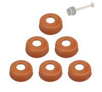 LVACODV Lantern Accessories - 6 Pcs Leather Pump Cups for Coleman Gas Lantern 220 200 242 425 413 236 237 Models (216-5091) - Compatible with Coleman Gas Lanterns and Stove