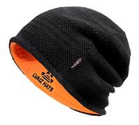 Lvaiz Hats Mens Winter Beanie Hat Warm Fleece Lined Skull Cap for Men Reversible Women Windproof Watch Hat Knit Warm Unisex Beanie