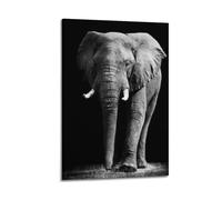 Lvalogy African Elephant Animals Art Poster