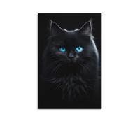 Lvalogy Animal Artwork Poster Kittens in The Dark Art Poster