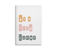 Lvalogy Apartment Decor College, Be A Kind Human Framed Canvas Wall Art